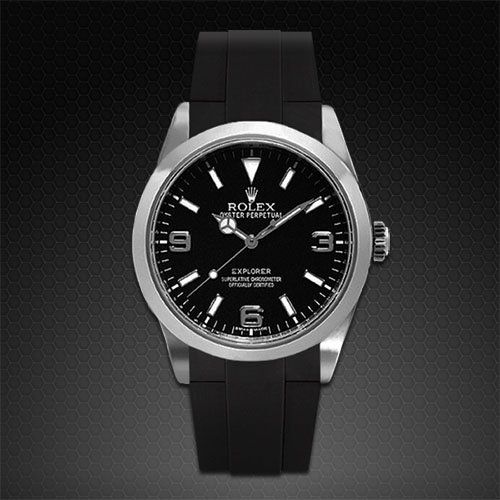 Strap for Rolex Explorer I 39mm - Classic Series | Rubber B